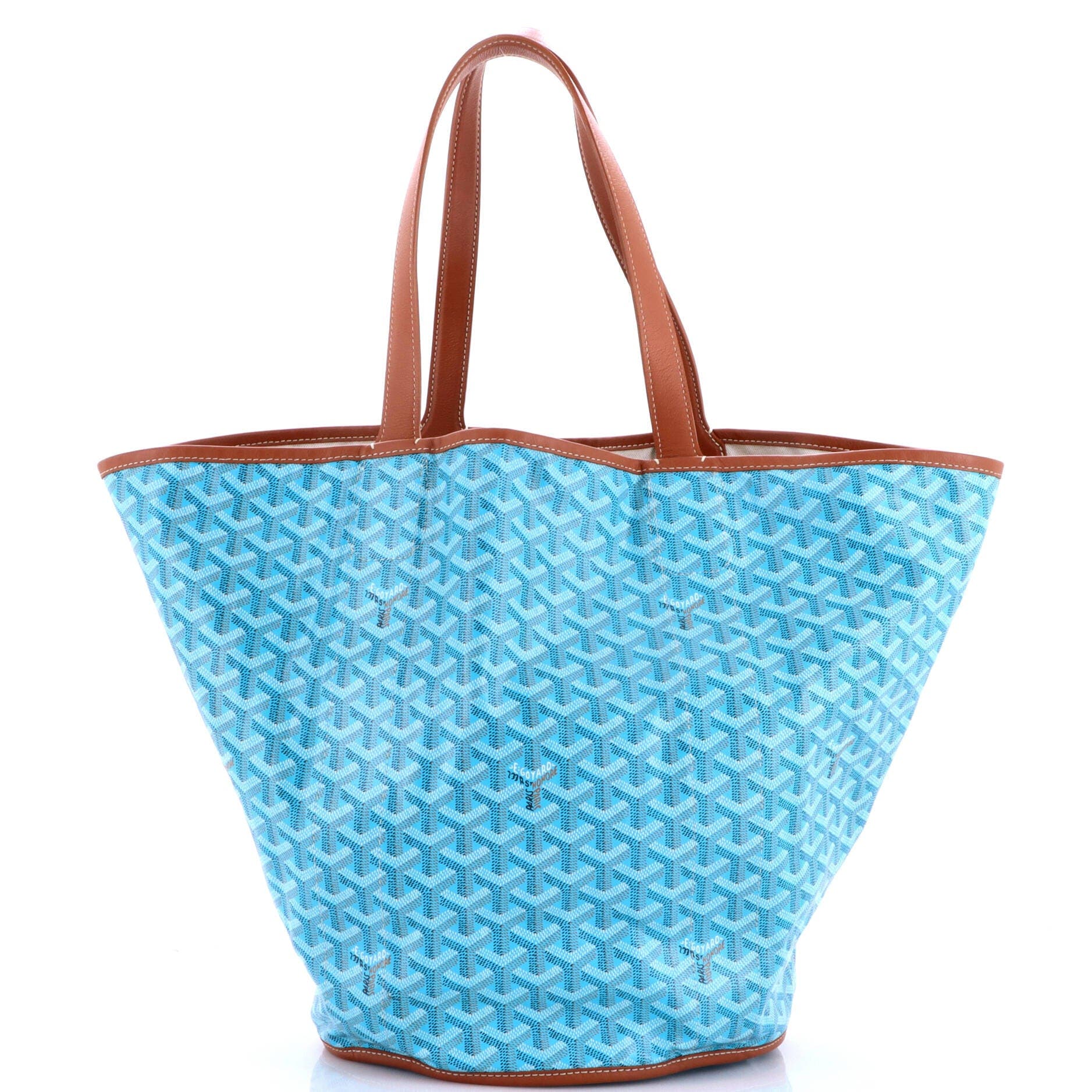 Belharra Reversible Tote Coated Canvas, Main, color, Blue