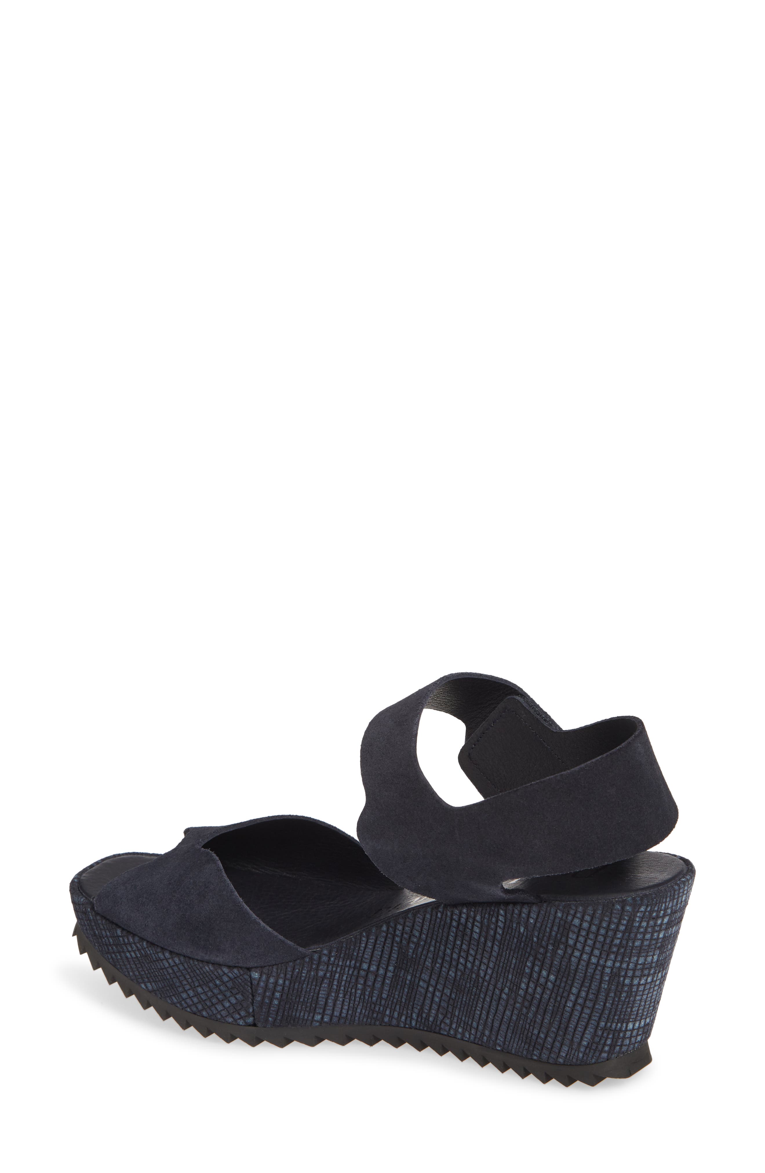 'Fama' Wedge Sandal (Nordstrom Exclusive), Alternate, color, NAVY