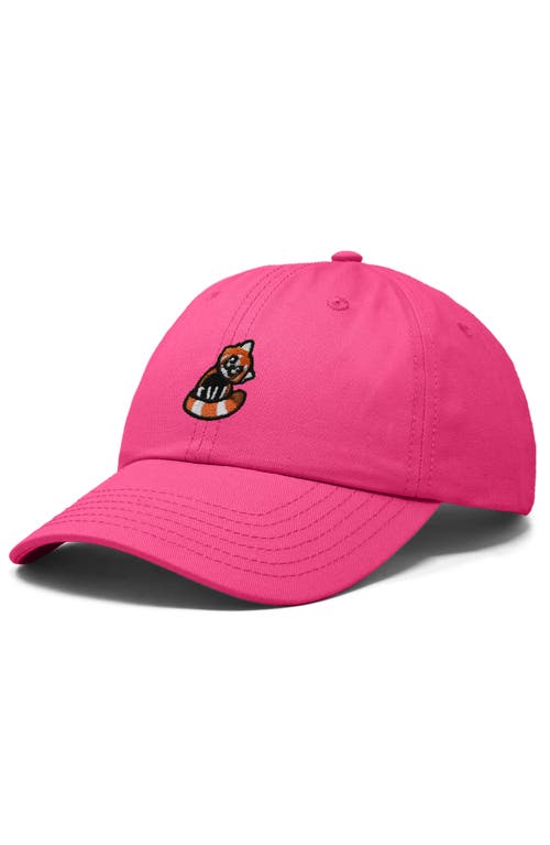 DALIX DALIX RED PANDA EMBROIDERED DAD HAT