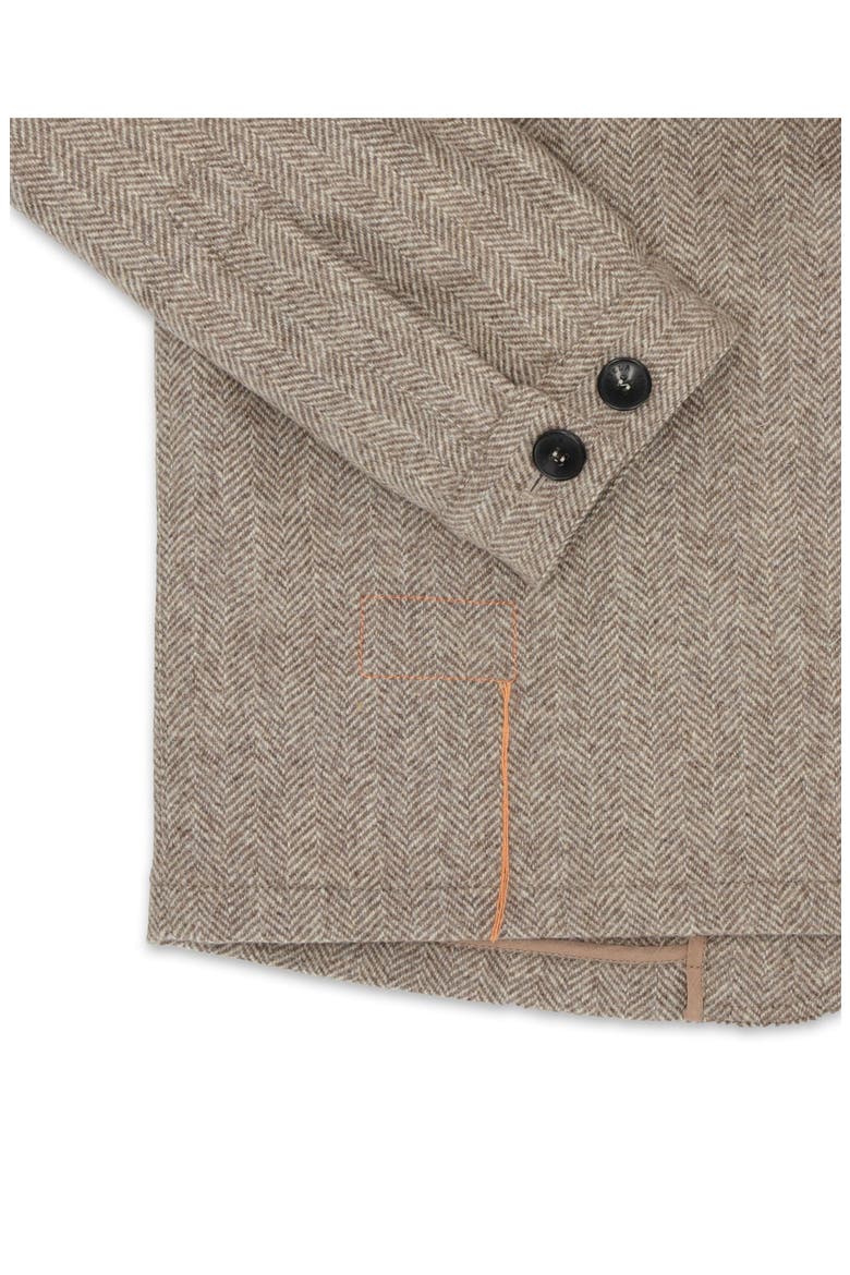 Scotland Herringbone Wool Jacket, Alternate, color, Beige