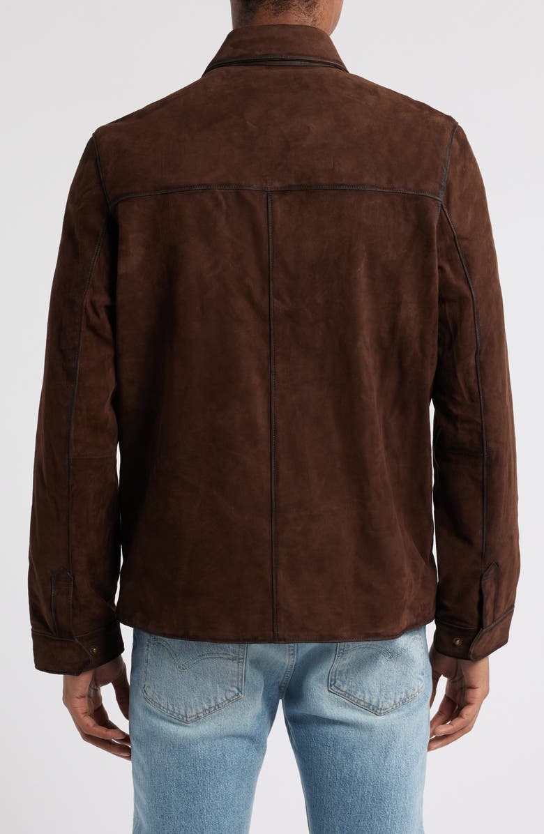 Frye Classic Suede Shacket, Alternate, color, 