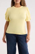 Renee C Ruched Sleeve Top