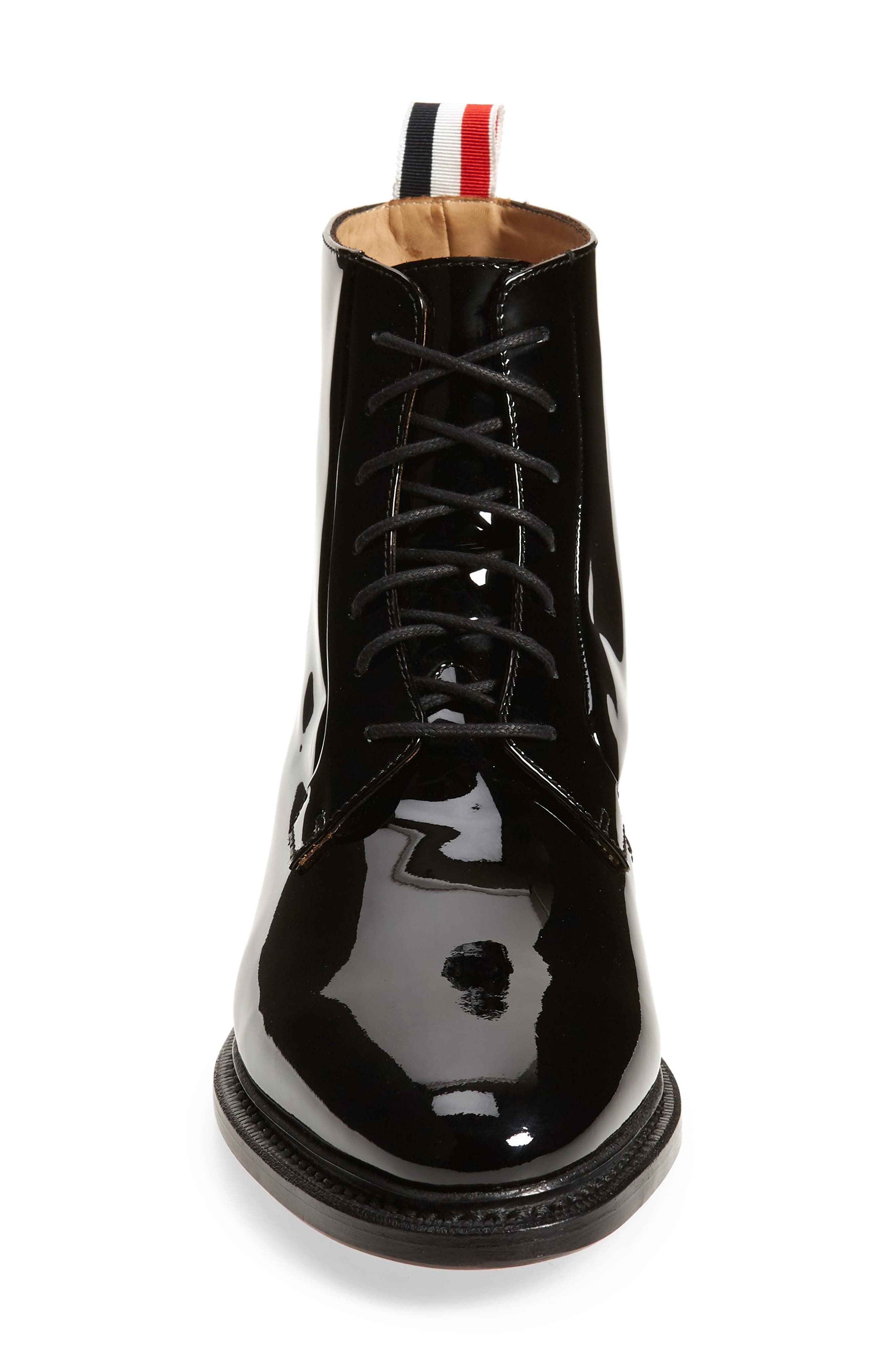 Thom Browne Blucher Lace-Up Bootie, Alternate, color, 