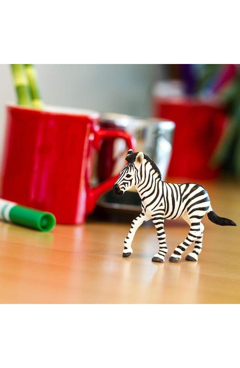 Safari Ltd. Zebra Foal Kids Toy Figure, Alternate, color, NO COLOR