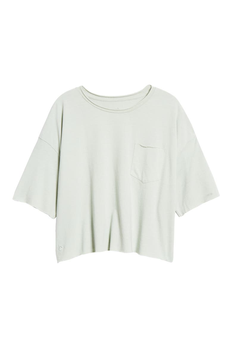 Raw Edge Oversize Tee, Alternate, color, WASHED SAGE