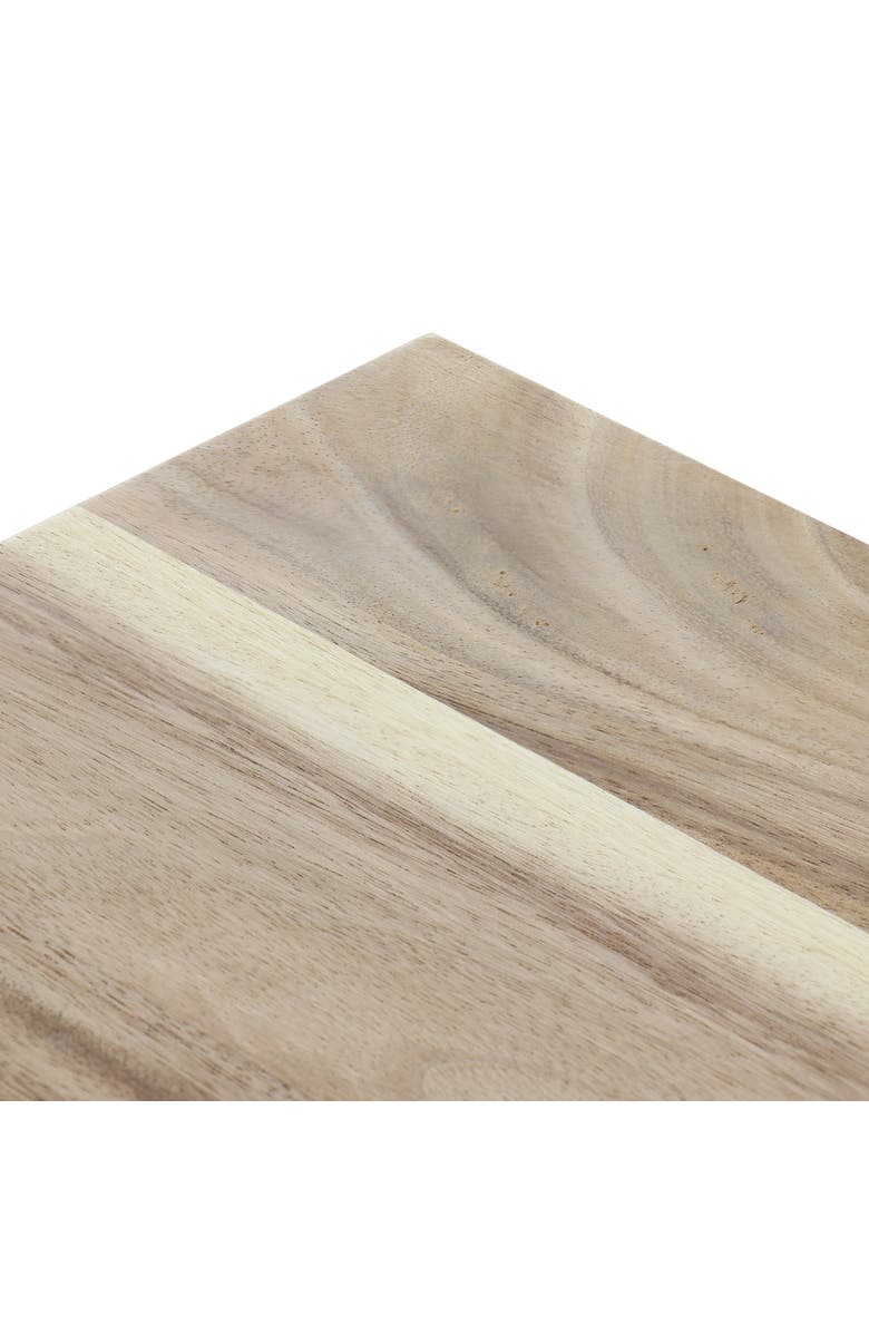 Martha Stewart Everyday Westhaven 18.9 x 12.8 Inch Rectangle Acacia Wood Cutting Board, Alternate, color, Brown