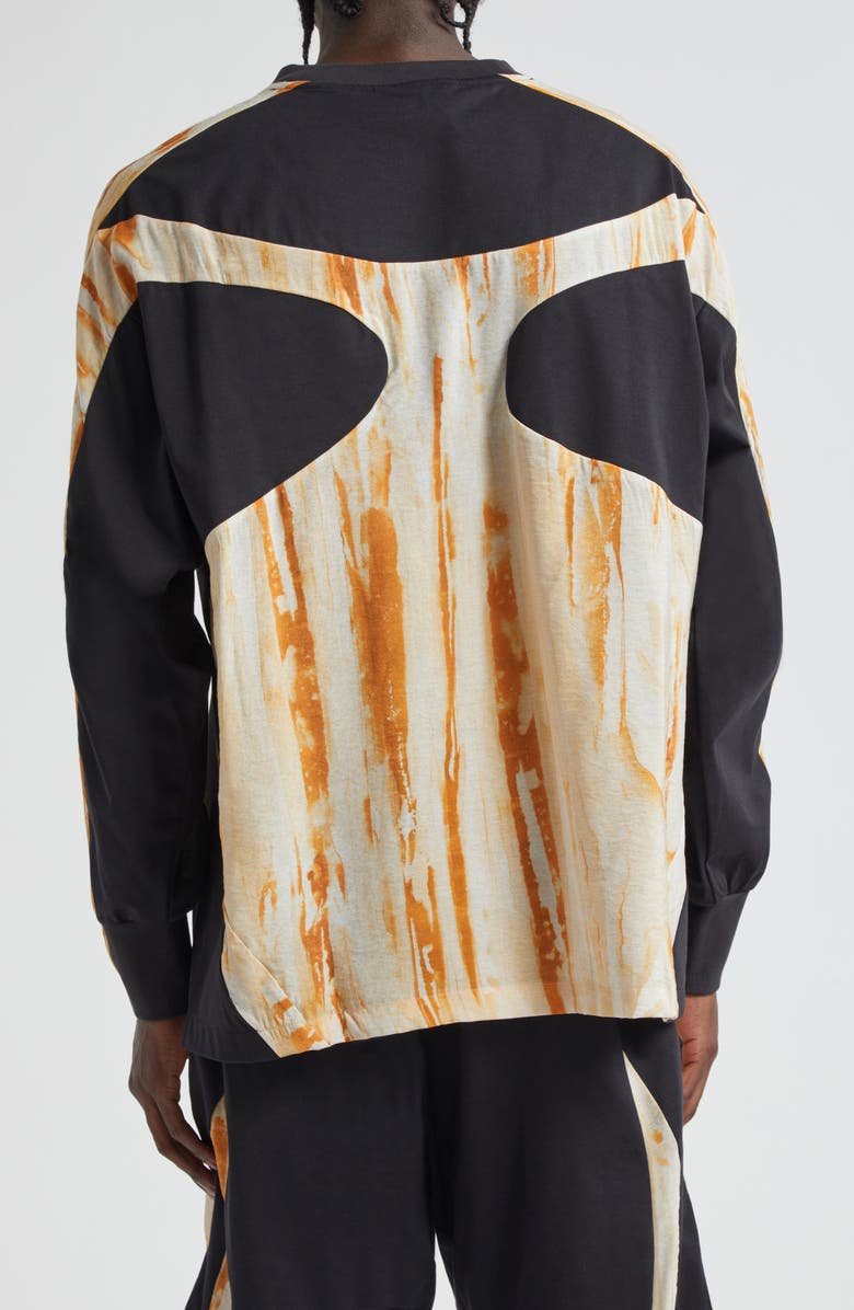 Y-3 Rust Print Long Sleeve T-Shirt, Alternate, color, 