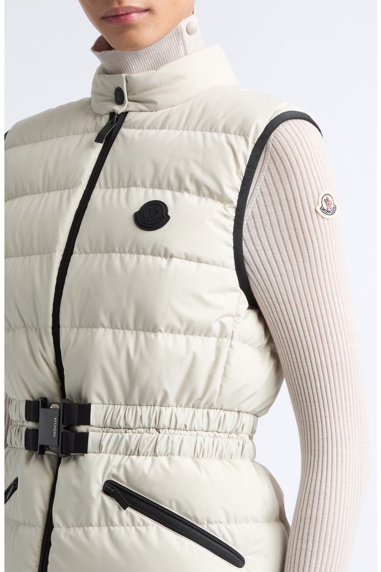 Romantisme Puffer Vest, Alternate, color, BEIGE