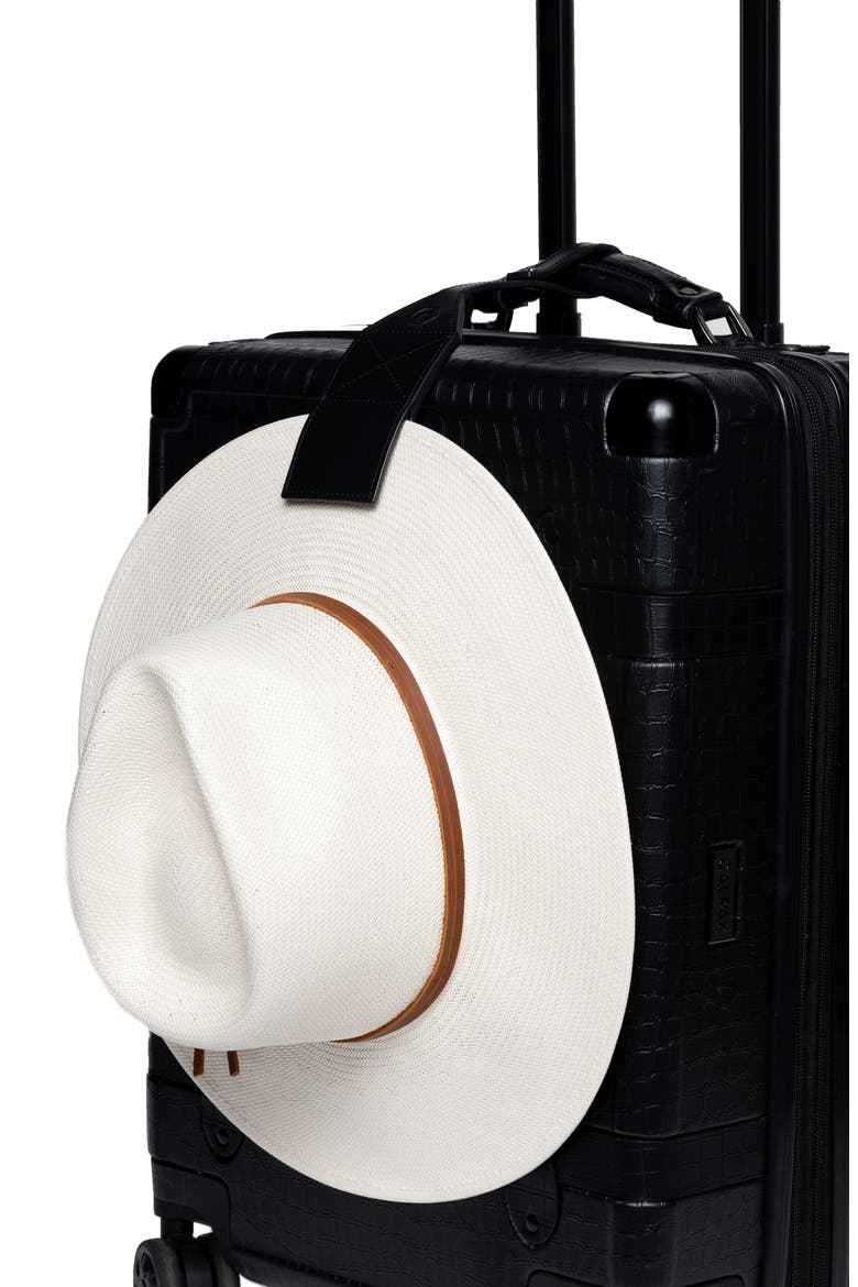 TOPTOTE Leather Hat Holder, Alternate, color, BLACK/ GOLD