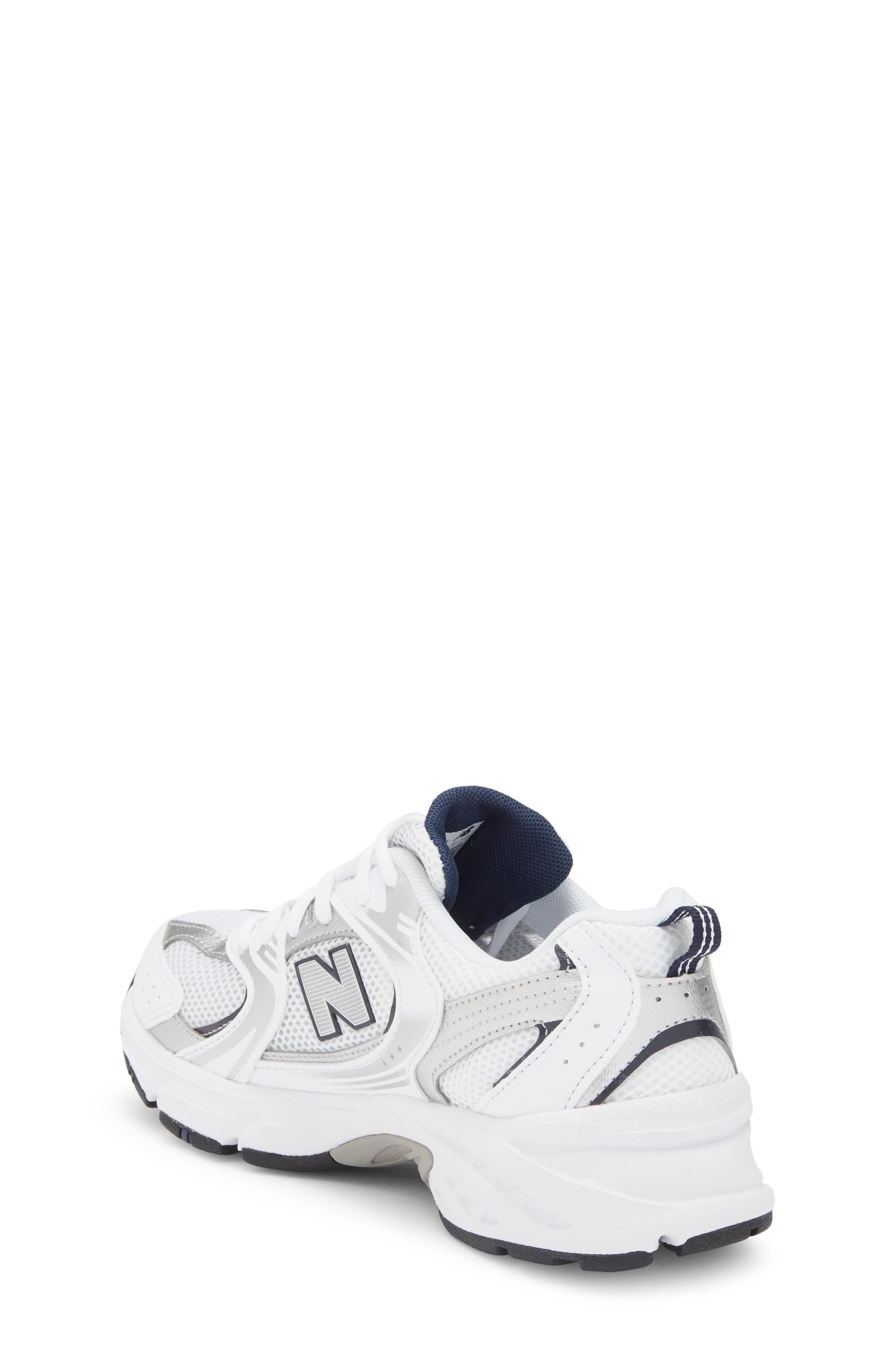 Kids' 530 Sneaker, Alternate, color, WHITE/ NATURAL INDIGO