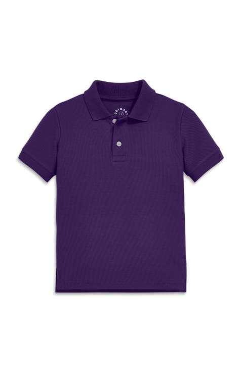 Kids Short Sleeve Pique Polo (Toddler, Little Kid, & Big Kid)
