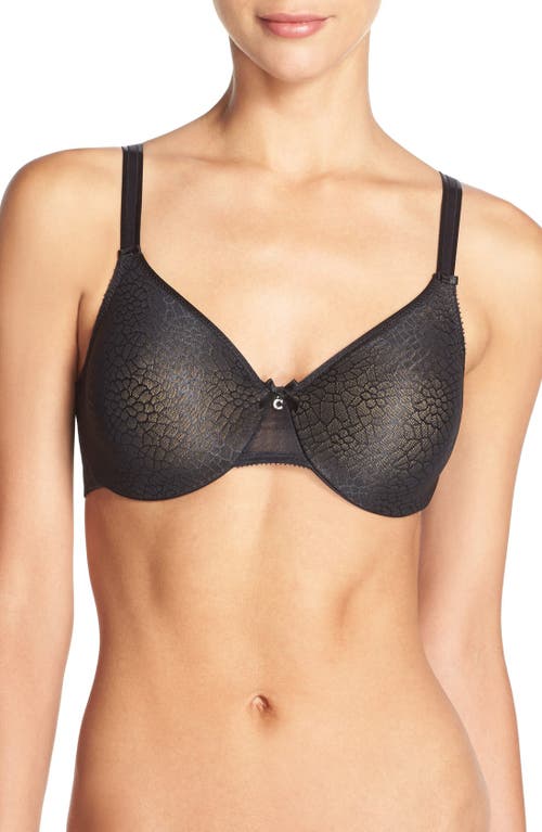 Chantelle Lingerie C Magnifique Underwire Minimizer Bra in Black at Nordstrom, Size 42H
