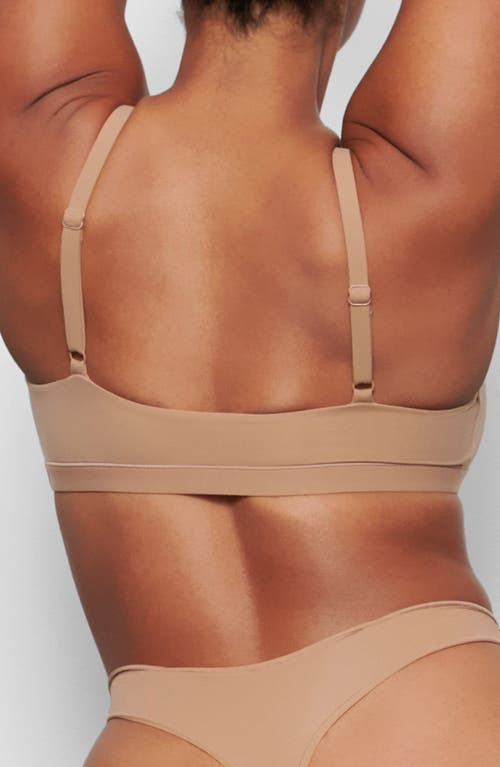 Skims Fits Everybody Scoop Bralette In Sienna
