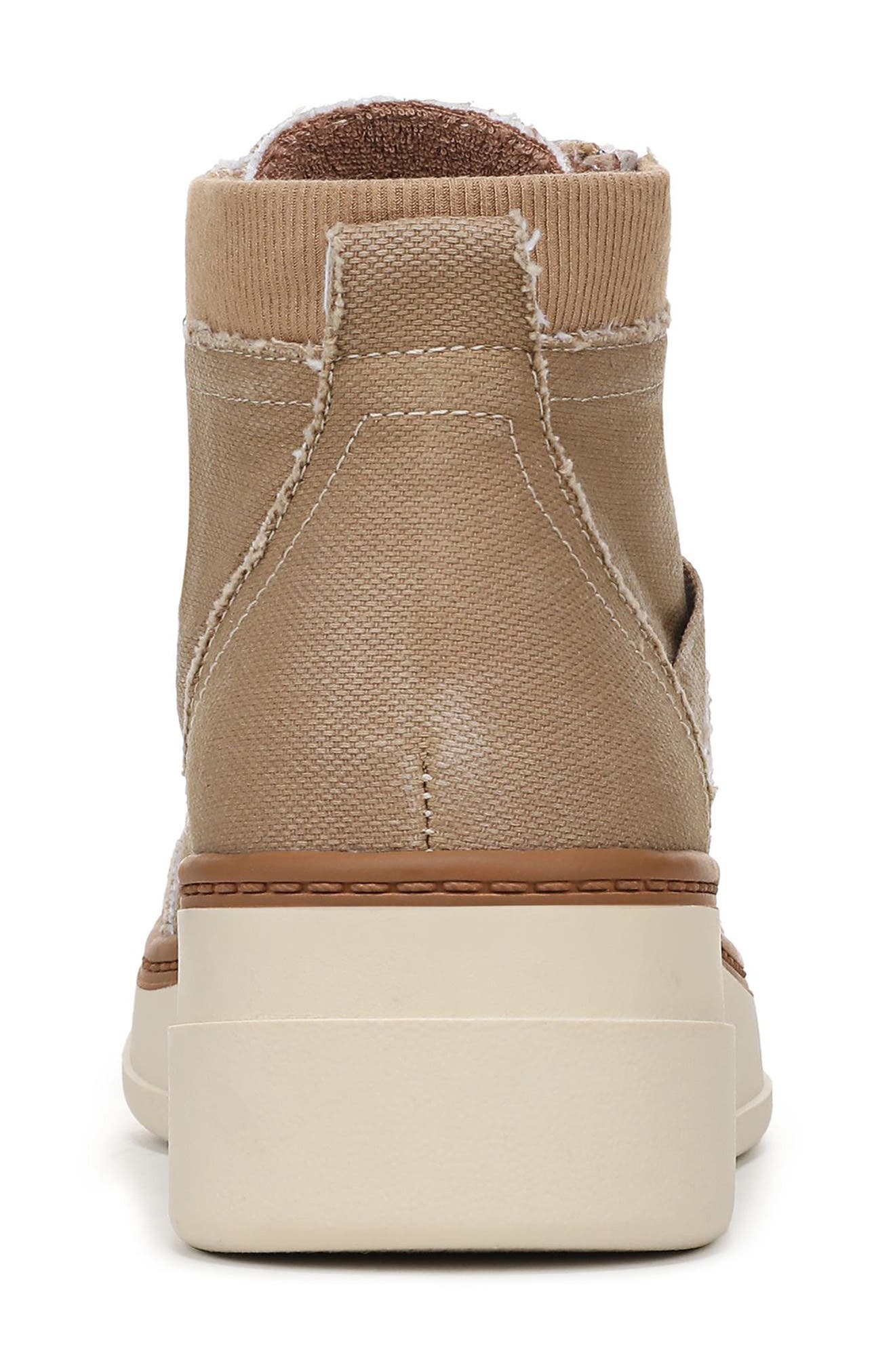 Blowfish Malibu Camden Wedge Sneaker, Alternate, color, Desert Khaki Canvas