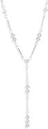 NORDSTROM RACK Cubic Zirconia Station Y-Necklace