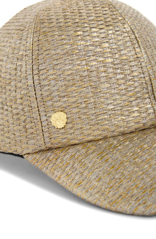 Vince Camuto Metallic Paper Baseball Cap