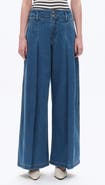 Bayeas Darted High Waist Super Wide Leg Jeans