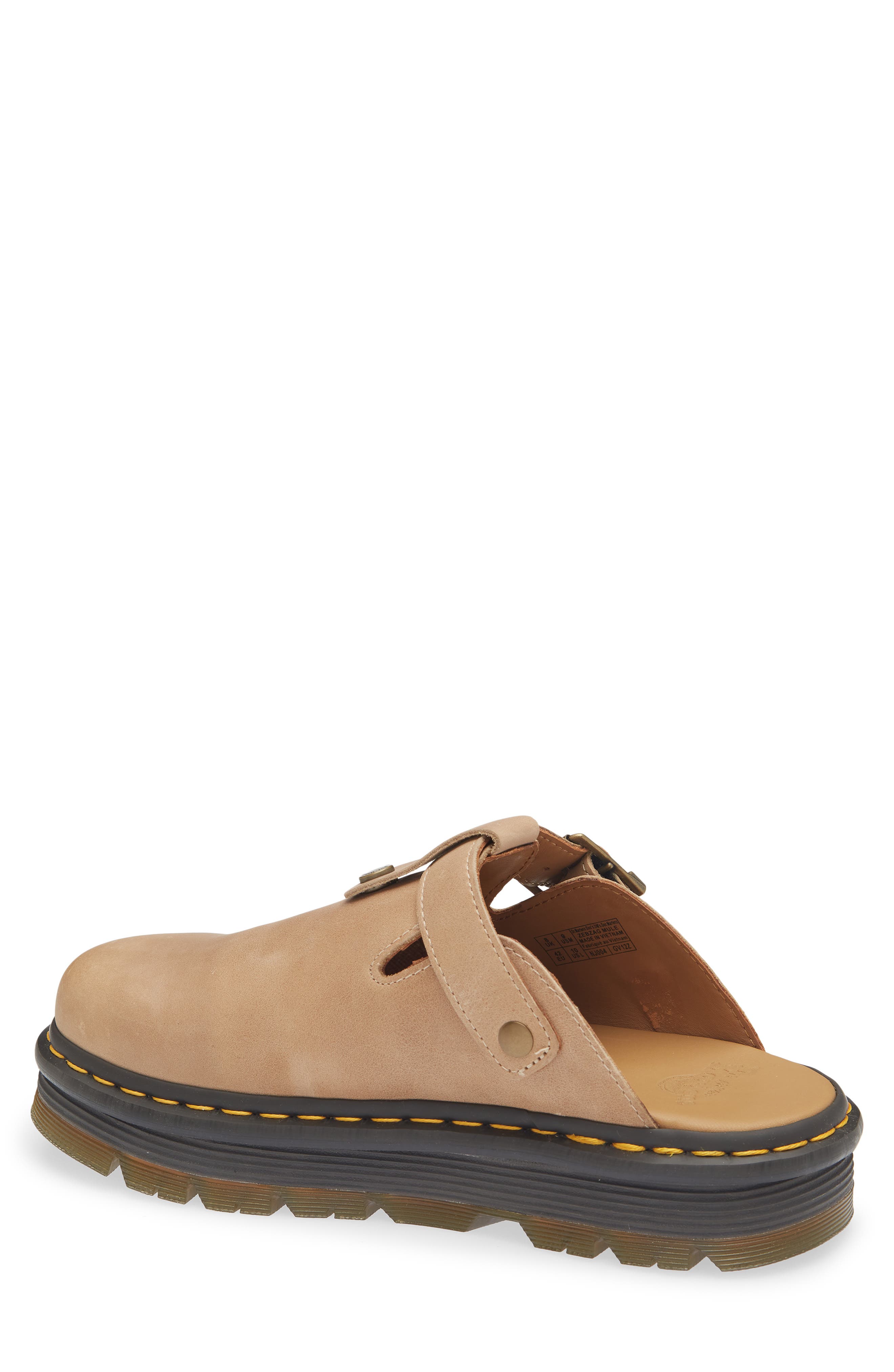Dr. Martens Zebzag Mule, Alternate, color, Tan