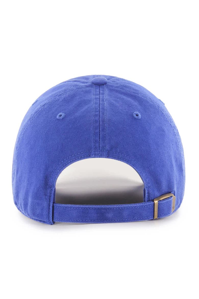 Men's '47  Blue New York Knicks Archway Clean Up Adjustable Hat, Alternate, color, Blue
