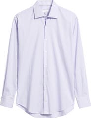 Peter Millar Langley Stripe Crown Lite Performance Twill Button-Up Shirt