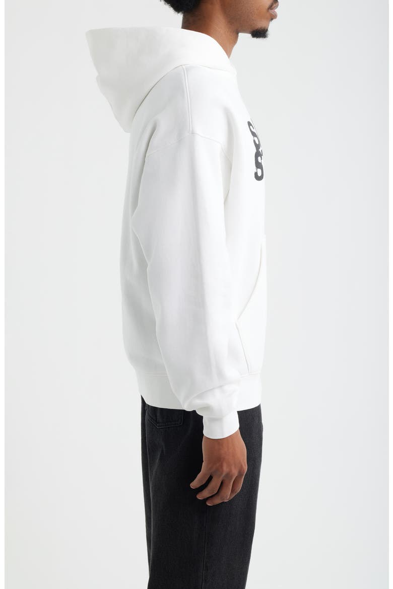 Big Spray Graphic Cotton Hoodie, Alternate, color, WHITE