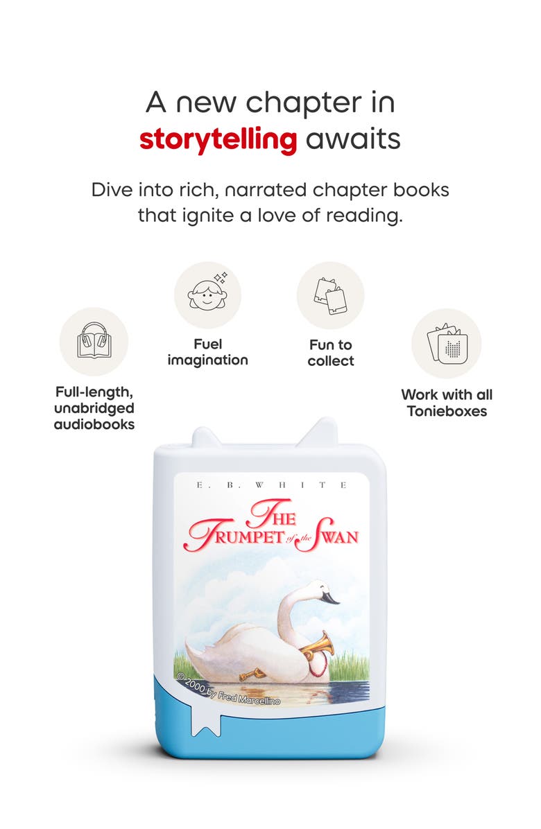 tonies Set of 4 E.B. White Audiobook Bundle, Alternate, color,