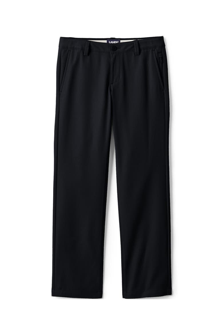 School Uniform Girls Active Performance Chino Pants, Alternate, color, Black