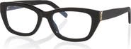 Saint Laurent 55mm Cat Eye optical glasses