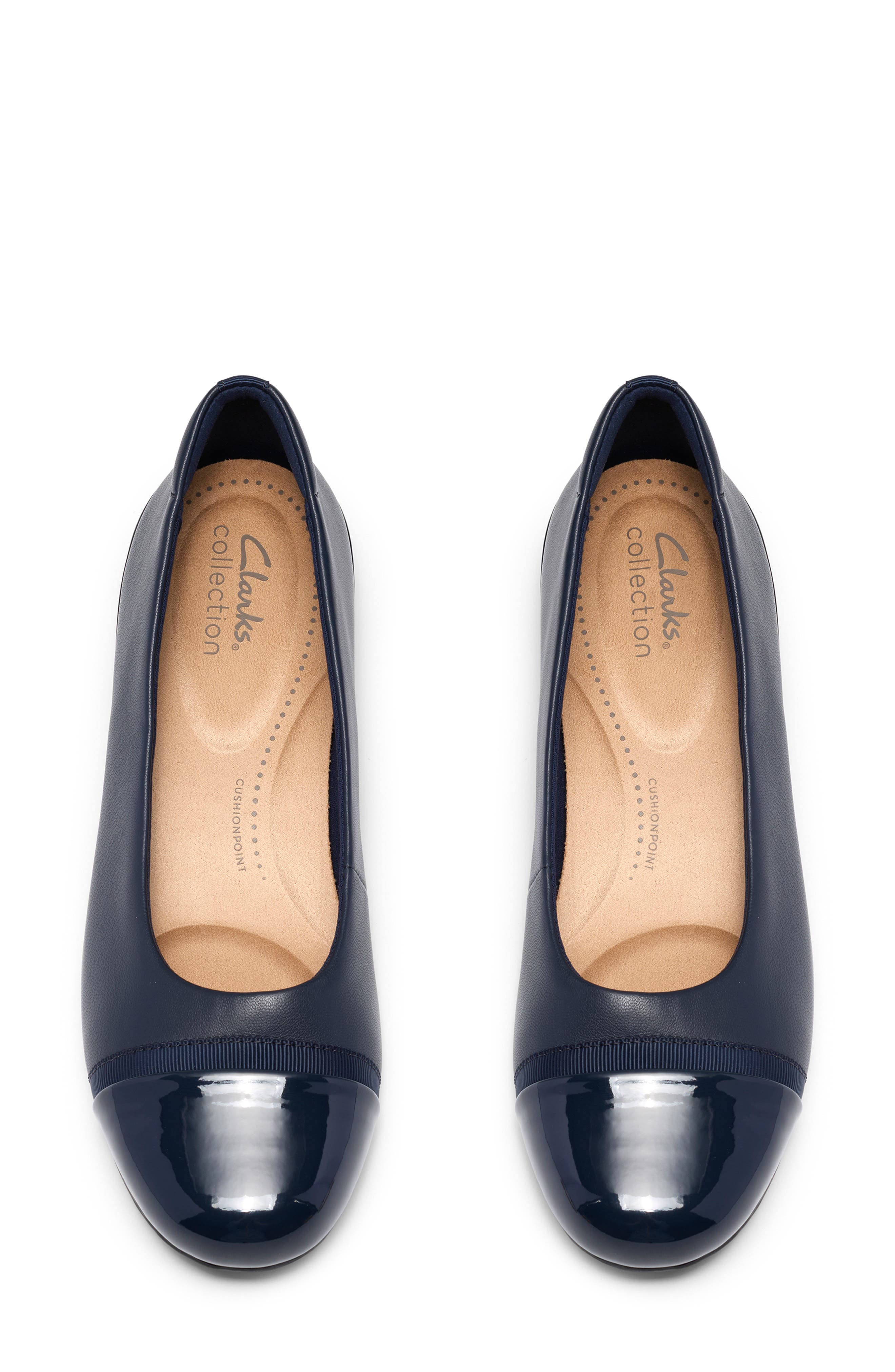 Cathrynn Dusk Skimmer Flat, Alternate, color, NAVY COMBI PAT