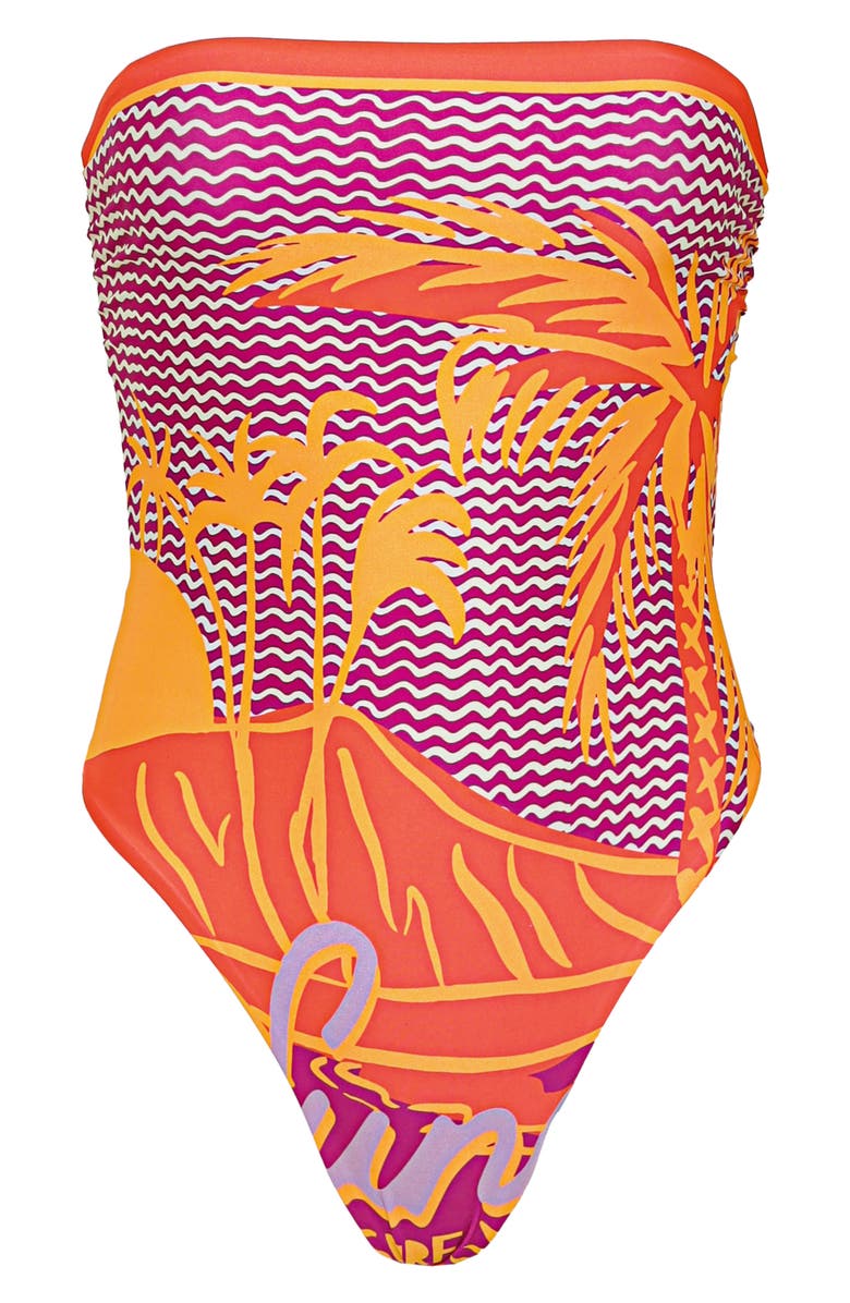 Maaji Dream Ohana Reversible One-Piece Swimsuit, Alternate, color, Purple