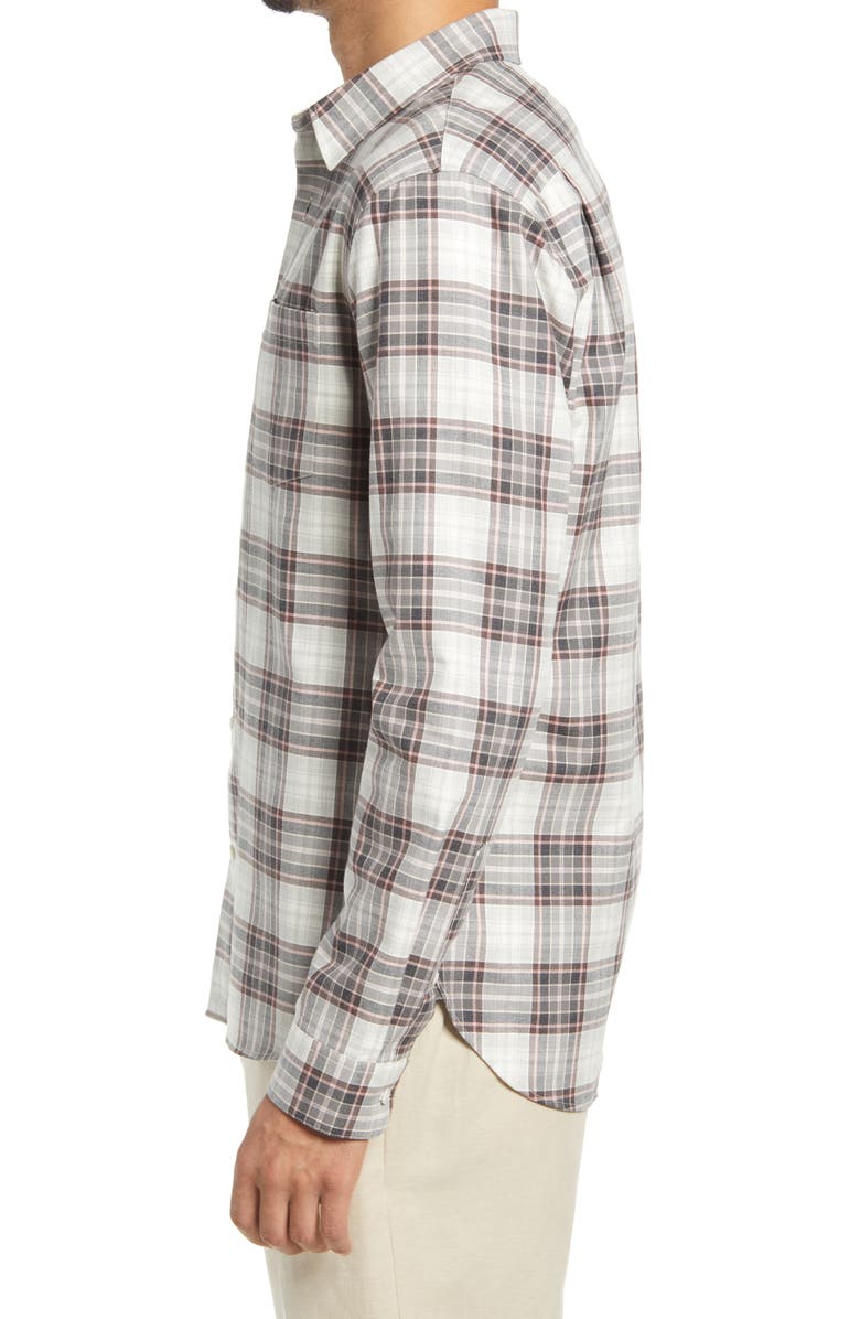 Vince Plaid Classic Fit Cotton Button-Up Shirt, Alternate, color, 