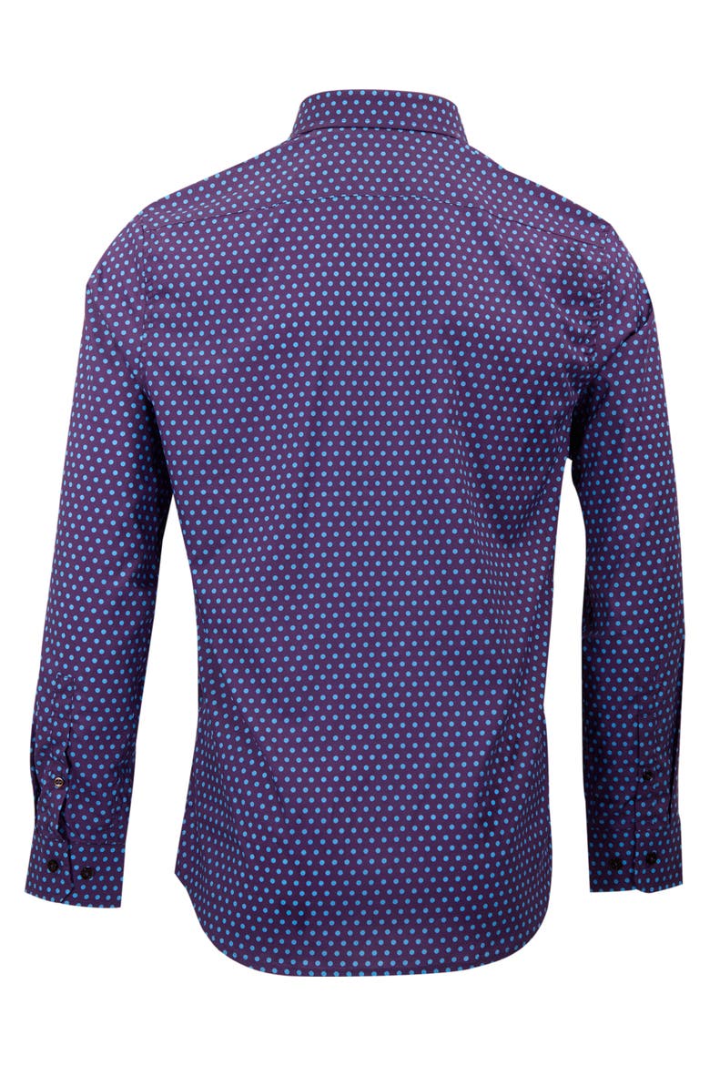Mitchell Button-Up Shirt, Alternate, color, Purple