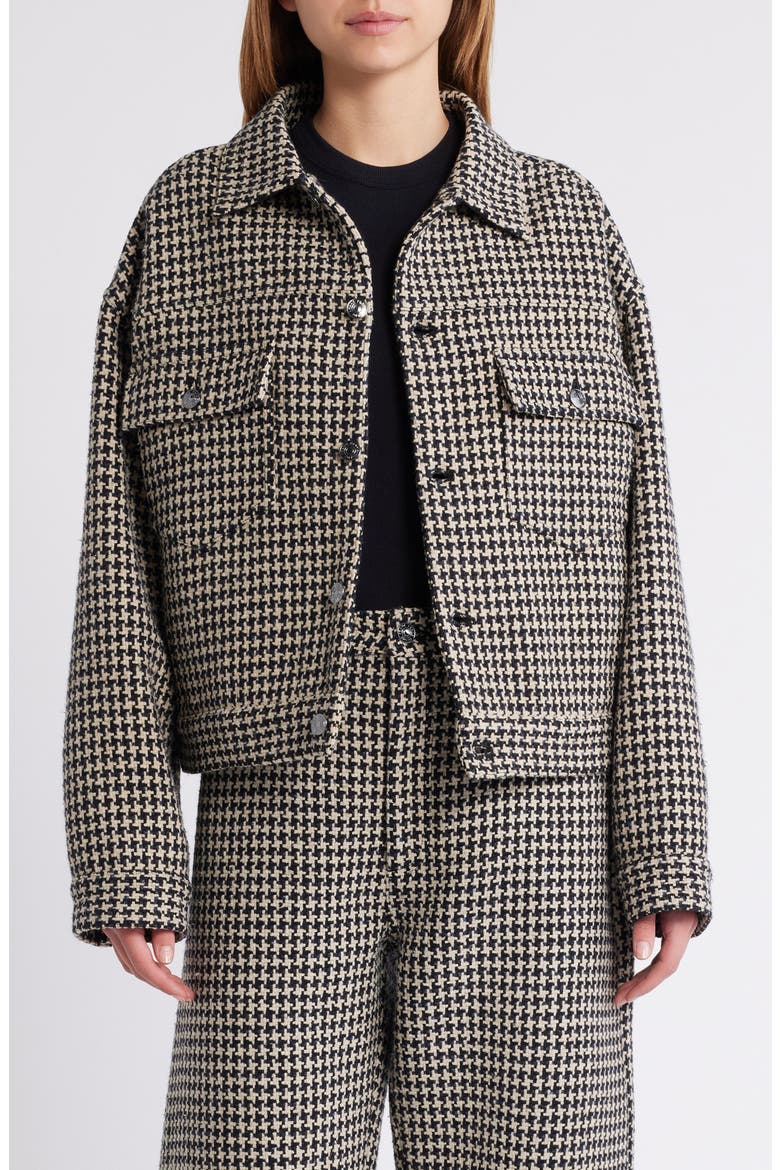 The Tweed Boxy Jacket, Main, color, HOUNDSTOOTH