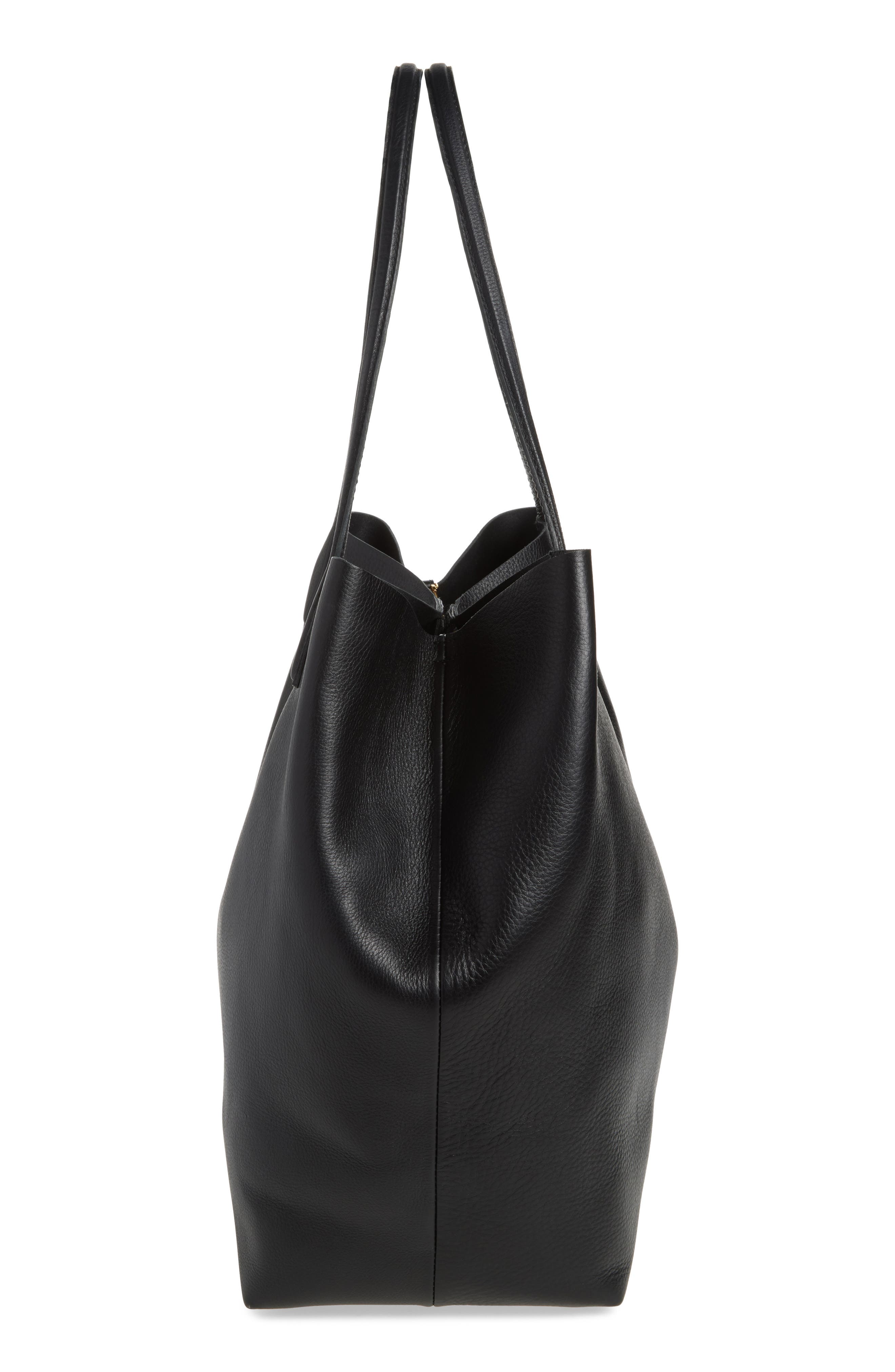 Madewell Oversize Shopper Tote in Soft Grain Leather, Alternate, color, 