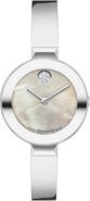 Movado Bold Mother-of-Pearl Bangle Bracelet Watch, 28mm