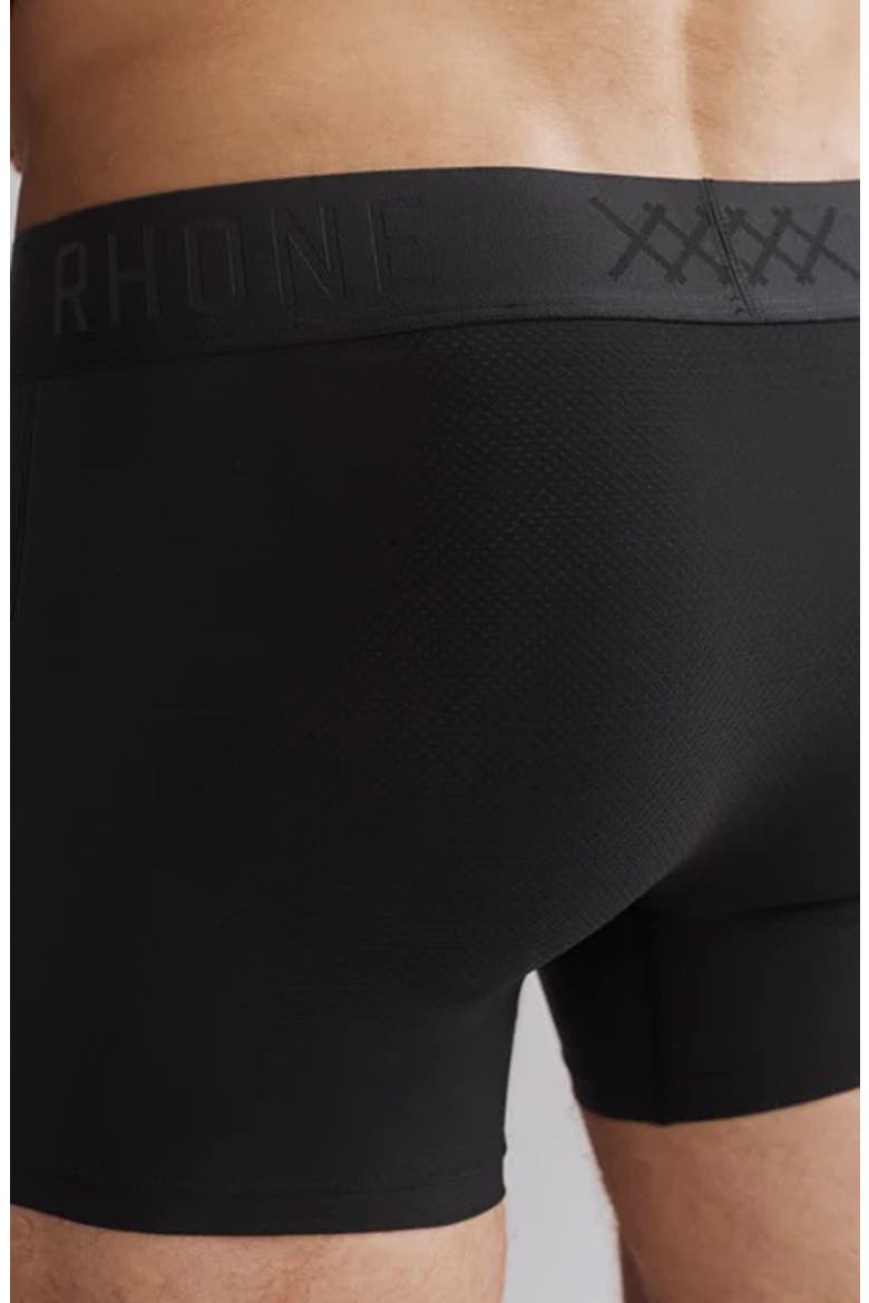 Active C.O.R. 4-Inch Performance Boxer Trunks, Alternate, color, BLACK