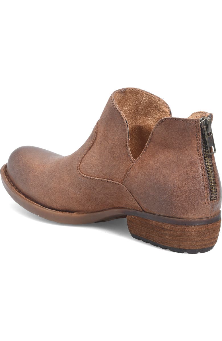 Børn Beth Zip Bootie, Alternate, color, Rust Distressed