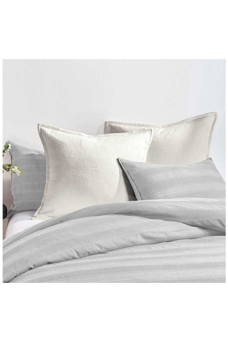 Avenue Stripe Cotton Comforter & Sham Set, Alternate, color, GREY