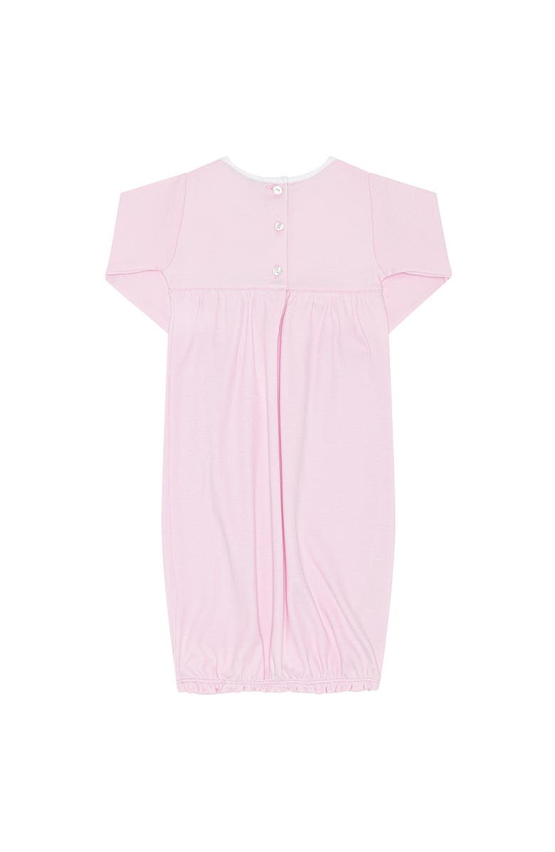 Nellapima Signature Smocked Girls Gown - Baby, Alternate, color, Pink, White