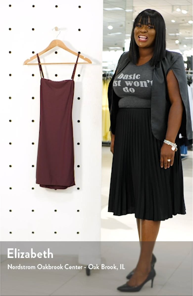 Solange Open Back Body-Con Dress, sales video thumbnail