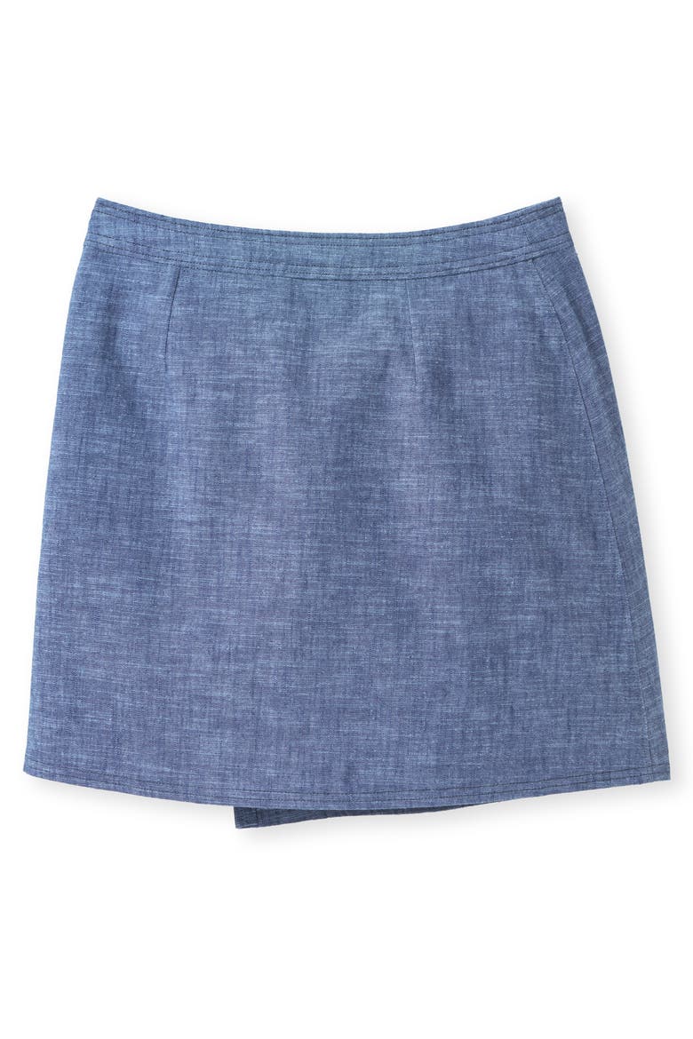 Elisa Mini Skort, Alternate, color, Chambray
