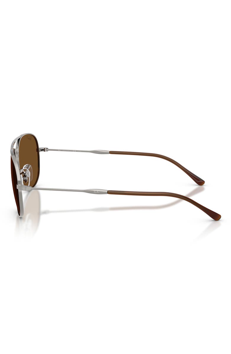Ray-Ban Bain Bridge 60mm Gradient Polarized Pillow Sunglasses, Alternate, color,