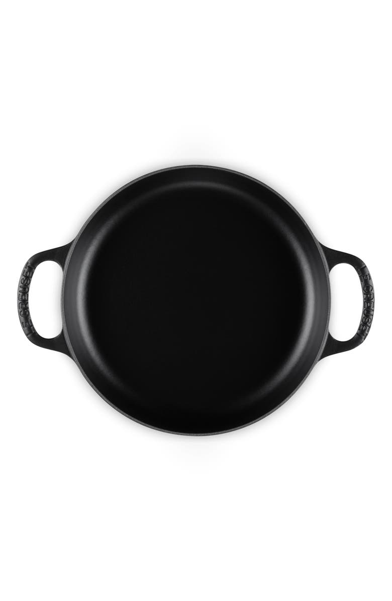 Le Creuset Signature Enamel Cast Iron Everyday Pan, Alternate, color, Licorice