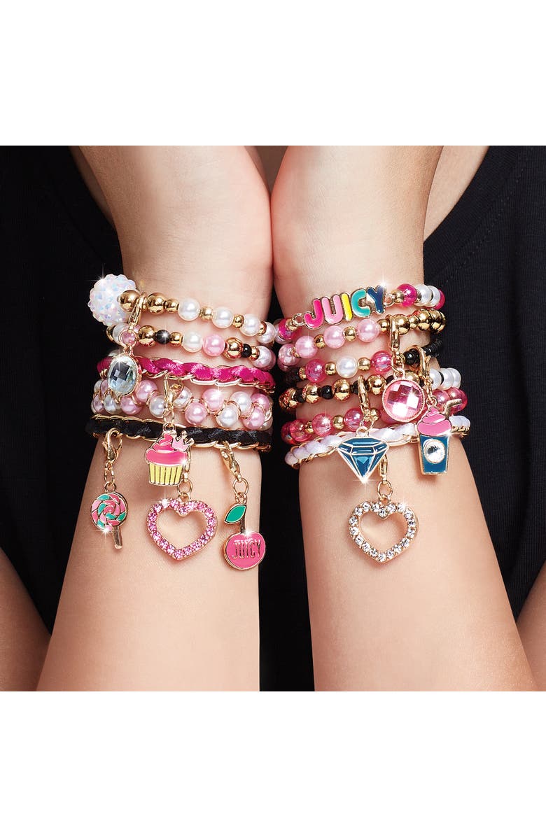 Juicy Couture Pink & Precious Bracelets Kit, Creates 10 Bracelets, Alternate, color, Multicolored