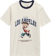 DENIM AND FLOWER Kids' Los Angeles Cotton Graphic T-Shirt