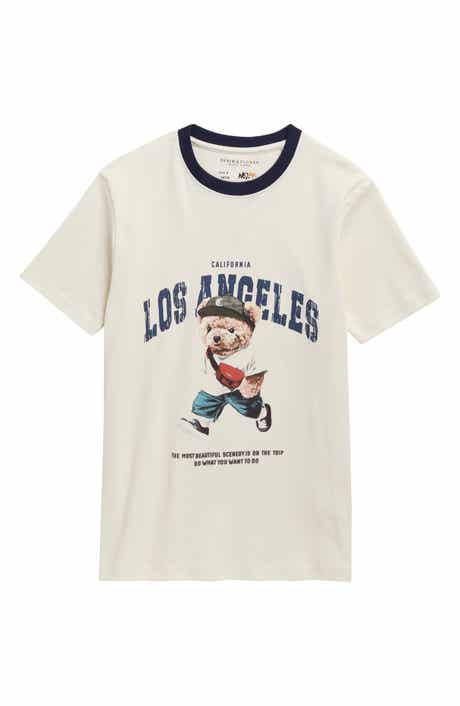 DENIM AND FLOWER Kids' Los Angeles Cotton Graphic T-Shirt