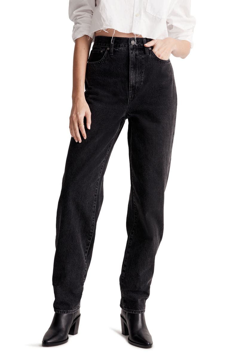 Madewell Baggy Straight Leg Jeans, Main, color, 