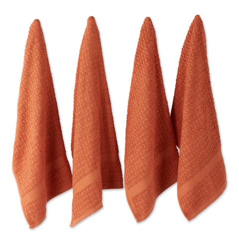Waffle Terry Dishtowel Set/4