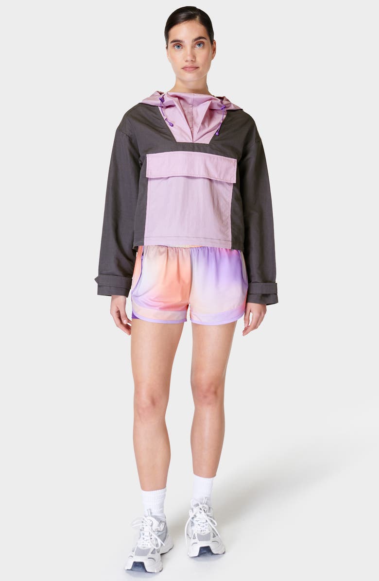 Sweaty Betty Nomad Colorblock Hooded Pullover Jacket, Alternate, color, 