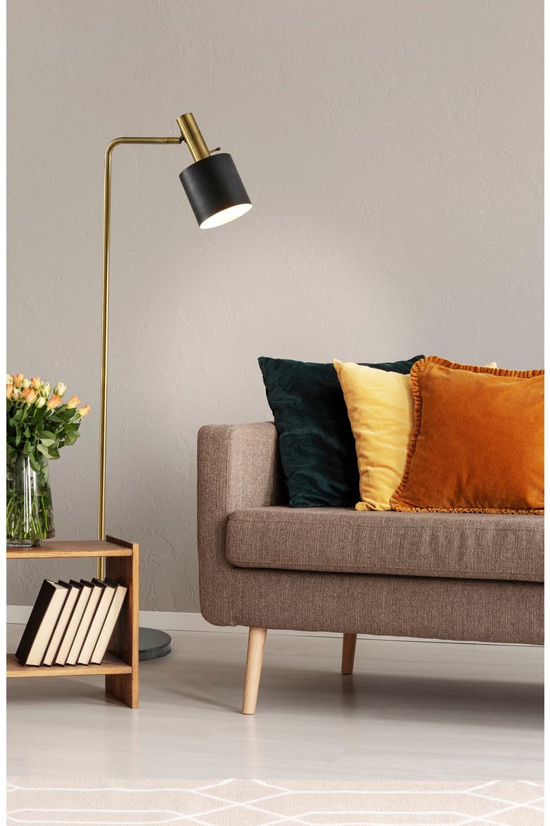 Emmett Floor Lamp, Alternate, color, ANTIQUE BRASS / BLACK